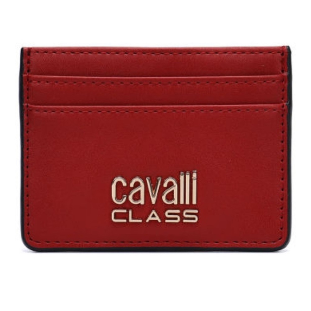 Cavalli Class Signature Red Card Wallet